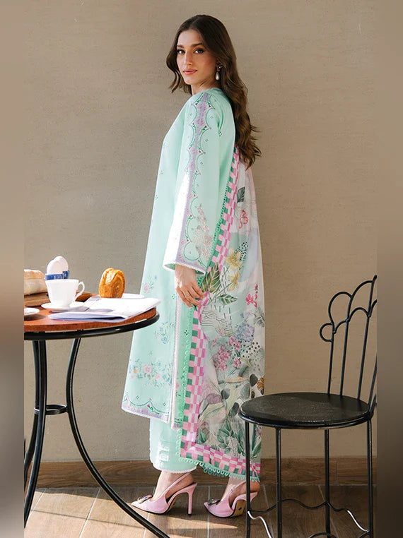 AFSANAH by Seran Embroidered Lawn Collection 2026 Vol-01 (14-Elaya)