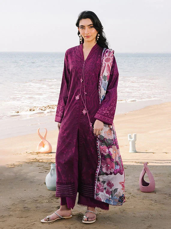 AFSANAH by Seran Embroidered Lawn Collection 2026 Vol-01