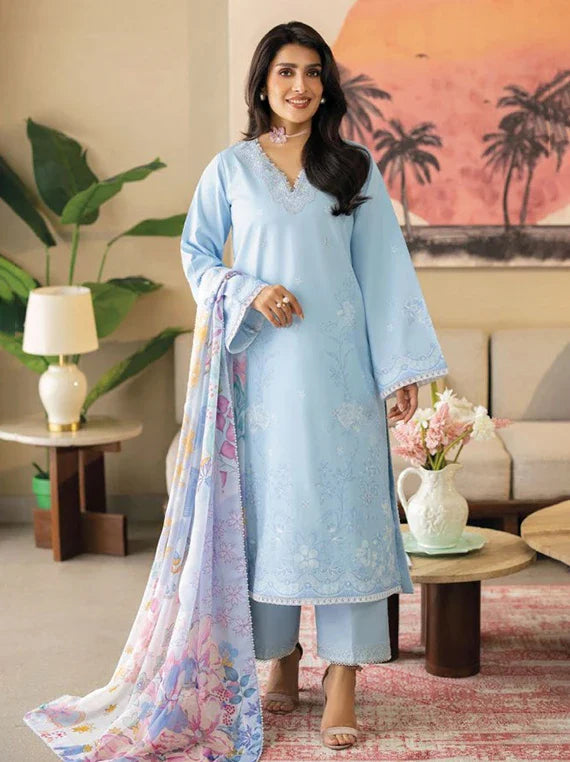 AFSANAH by Seran Embroidered Lawn Collection 2026 Vol-02 (IMA D-05)