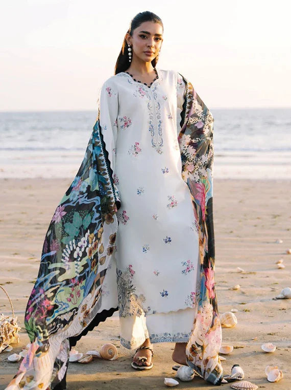 AFSANAH by Seran Embroidered Lawn Collection 2026 Vol-02 (ZENIA D-03)