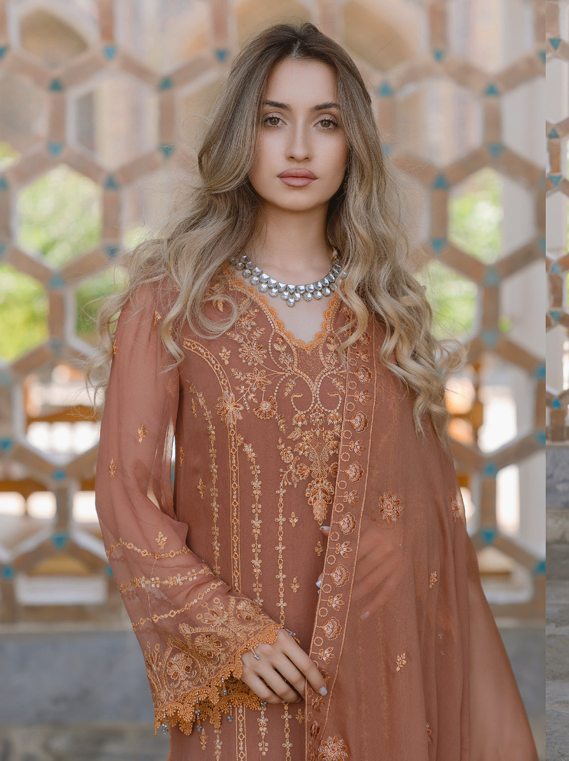 AL Kousar Festive Chiffon Collection 2026 by AHMAD EMBROIDERY (DD-06)
