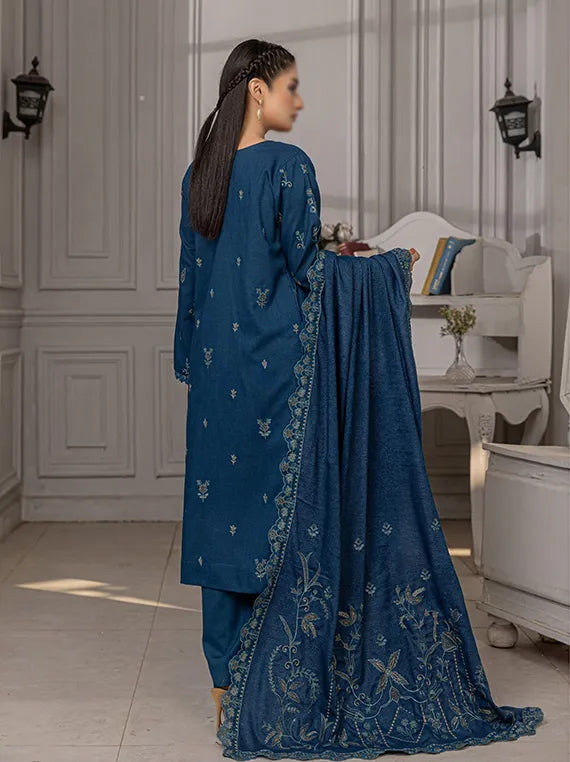 ALARA by Fantak Embroidered Dhanak Collection 2025 (D-02)