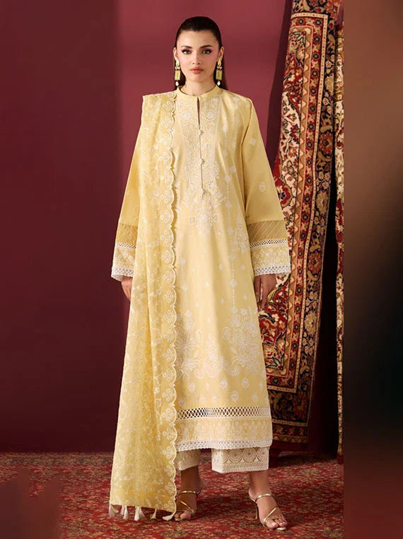 ALIZEH Embroidered Lawn Summer Collection 2026 (AFEL-7061)