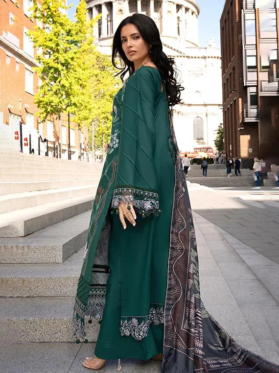 ALZOHAIB Embroidered East Meet London Wintry Breeze Collection'26 (D-04)