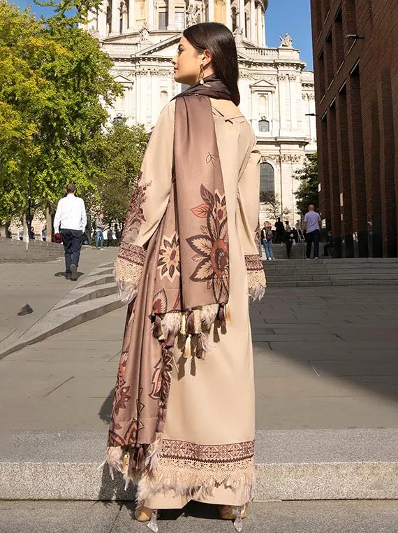 ALZOHAIB Embroidered East Meet London Wintry Breeze Collection'26 (D-05)