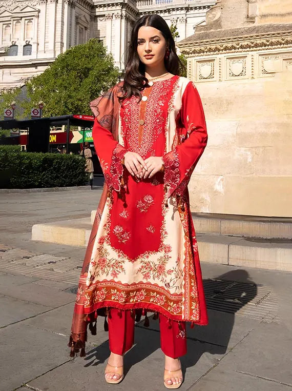 ALZOHAIB Embroidered East Meet London Wintry Breeze Collection'26