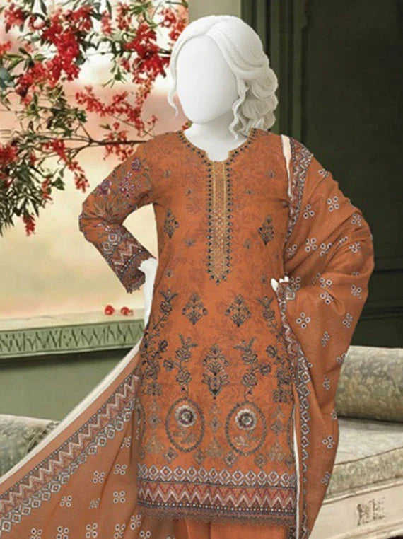 AMAL By ABC Printed Embroidered Lawn Collection 2026 (D-03)