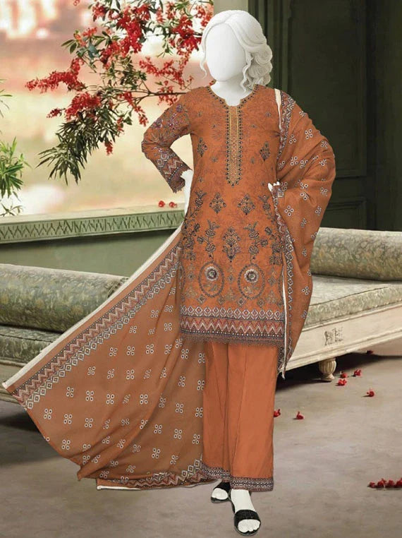 AMAL By ABC Printed Embroidered Lawn Collection 2026 (D-03)