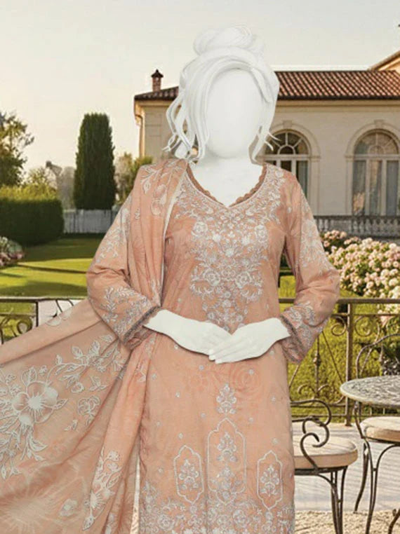 AMAYA By ABC Printed Embroidered Lawn Collection 2026 (D-02)