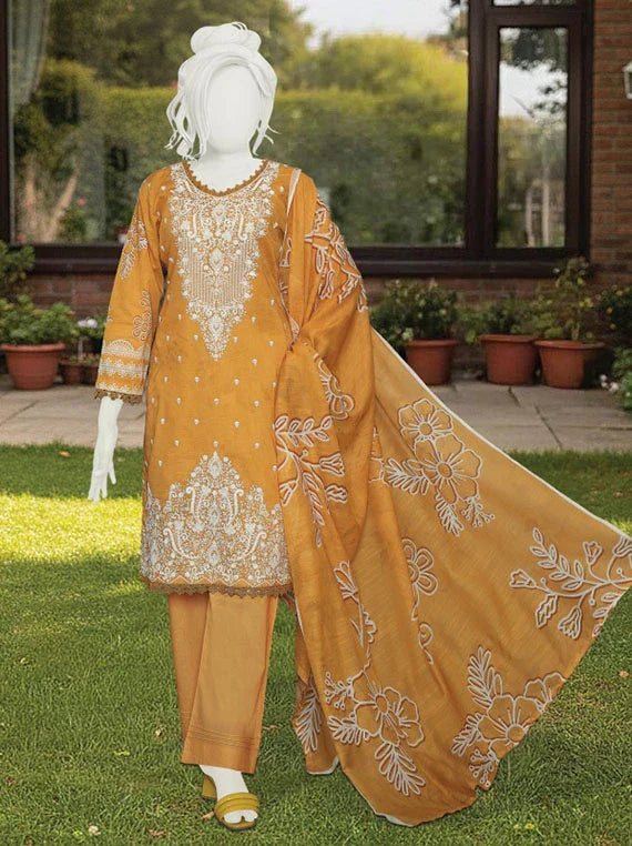 AMAYA By ABC Printed Embroidered Lawn Collection 2026 (D-03)