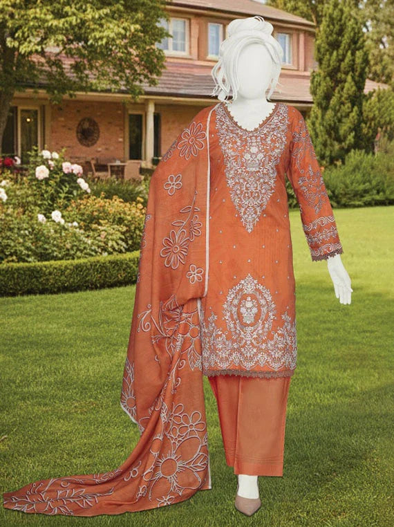 AMAYA By ABC Printed Embroidered Lawn Collection 2026 (D-06)