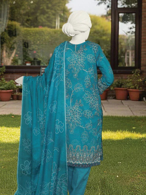 AMAYA By ABC Printed Embroidered Lawn Collection 2026 (D-08)