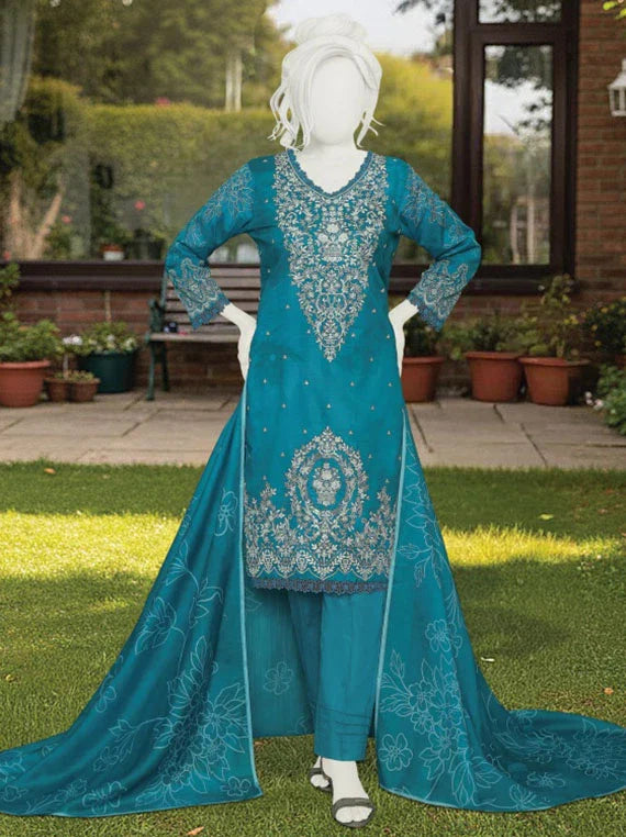 AMAYA By ABC Printed Embroidered Lawn Collection 2026 (D-08)