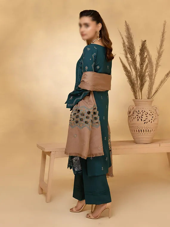 ANDAAZ by Fantak Embroidered Dhanak Collection 2025 Vol-02 (D-08)