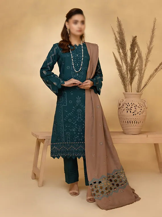 ANDAAZ by Fantak Embroidered Dhanak Collection 2025 Vol-02 (D-08)
