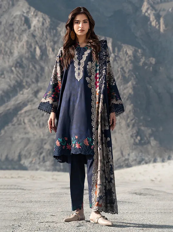 ANIIQ by Charizma Embroidered Unstitched Linen Collection'26 (ANW7-14)