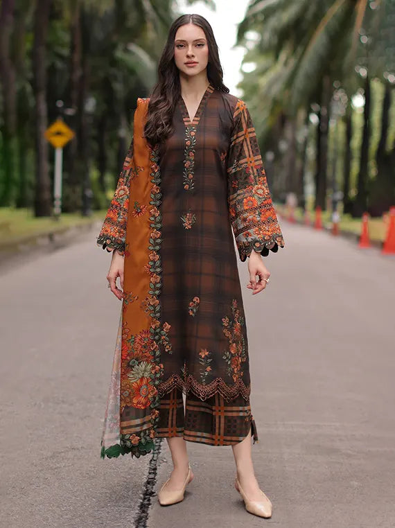 ANIIQ by Charizma Embroidered Unstitched Linen Collection'26 (ANW7-15)