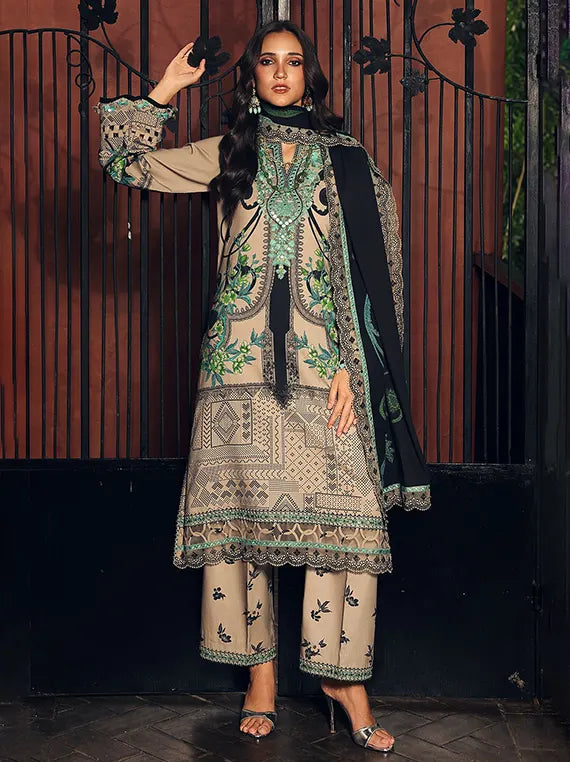 ANIIQ by Charizma Embroidered Unstitched Linen Collection'26 (ANW7-19)