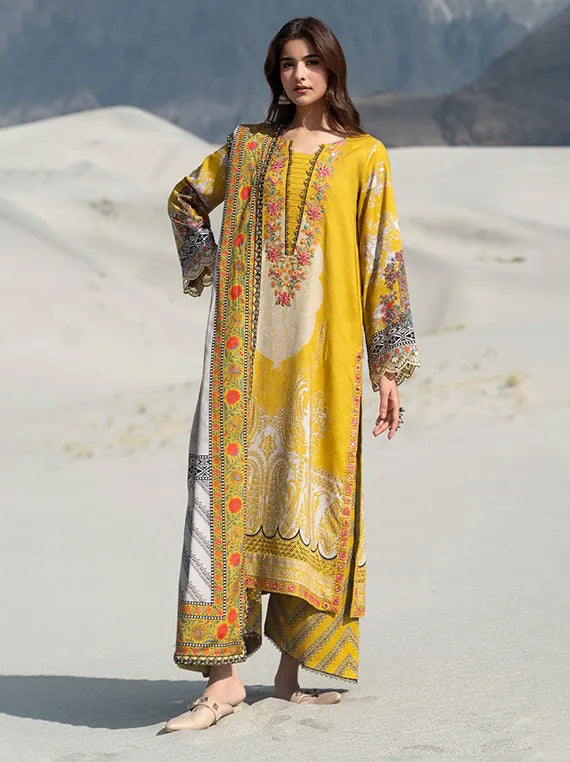 ANIIQ by Charizma Embroidered Unstitched Linen Collection'26 (ANW7-20)