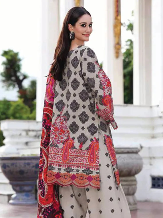 ANIIQ by Charizma Embroidered Printed Linen Collection 2025 (ANW6-01)