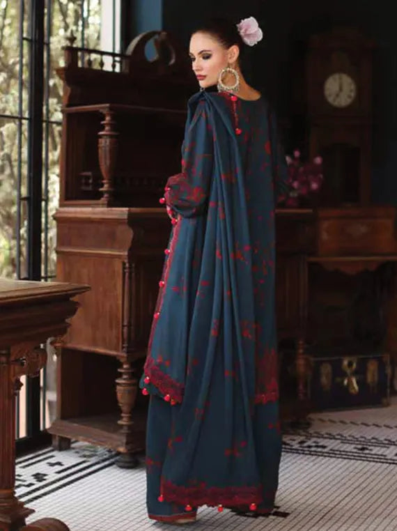 ANIIQ by Charizma Embroidered Printed Linen Collection 2025 (ANW6-04)