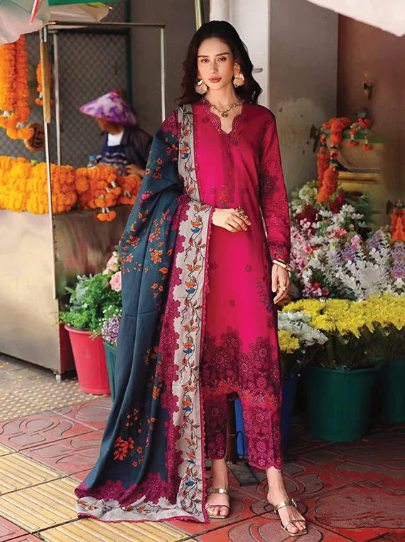 ANIIQ by Charizma Embroidered Printed Linen Collection 2025 (ANW6-06)