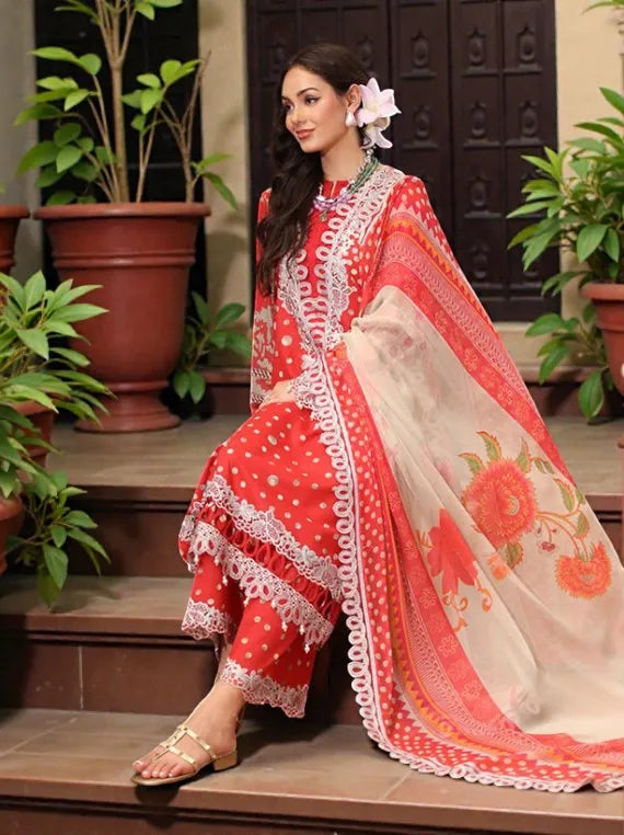 ANIQ By Charizma Embroidered Printed Lawn Collection 2026 (AN5-12)