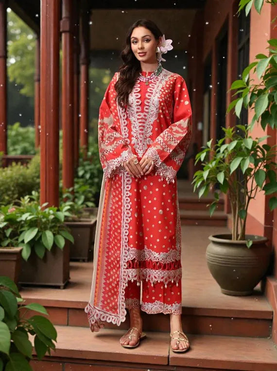 ANIQ By Charizma Embroidered Printed Lawn Collection 2026 (AN5-12)