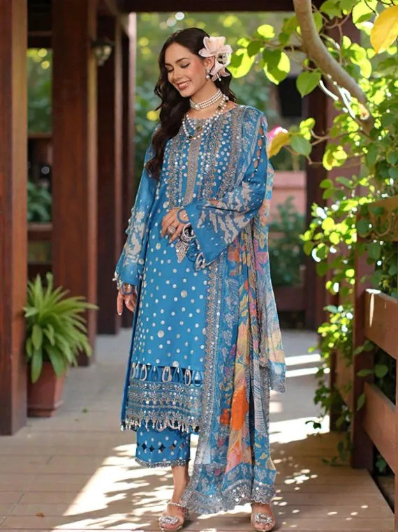 ANIQ By Charizma Embroidered Printed Lawn Collection 2026 (AN5-15)