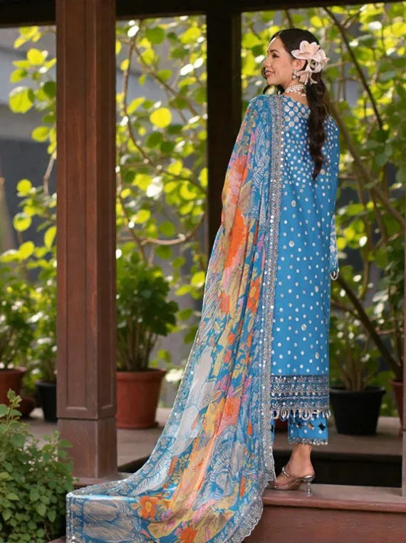 ANIQ By Charizma Embroidered Printed Lawn Collection 2026 (AN5-15)