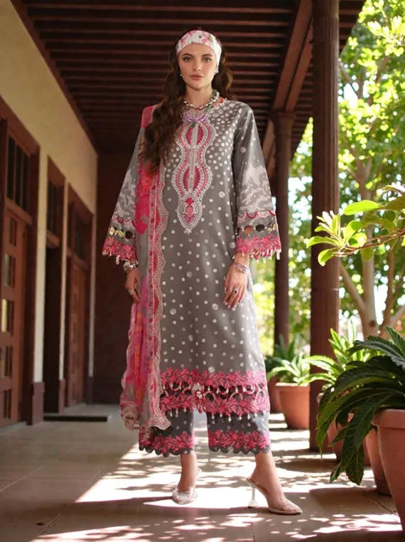 ANIQ By Charizma Embroidered Printed Lawn Collection 2026 (AN5-16)