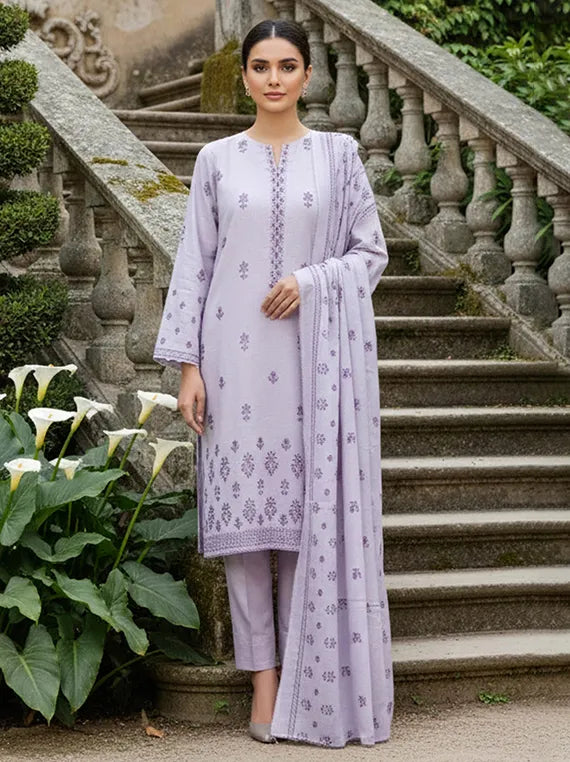 AQS Embroidered Air Jet Peach Collection 2025 (D-01)