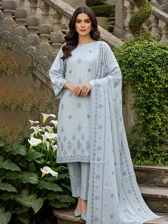 AQS Embroidered Air Jet Peach Collection 2025 (D-03)