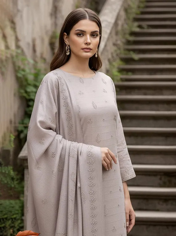 AQS Embroidered Air Jet Peach Collection 2025 (D-05)