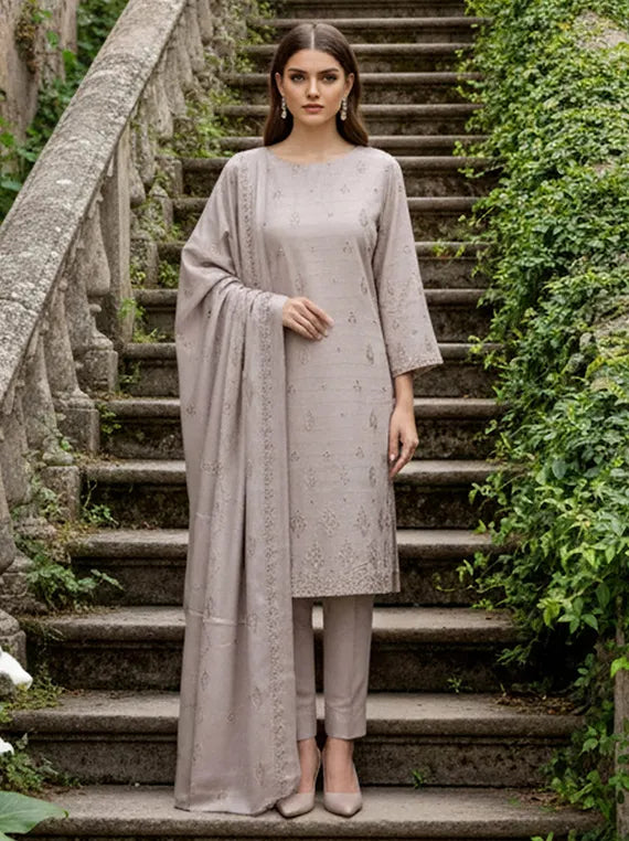 AQS Embroidered Air Jet Peach Collection 2025 (D-05)