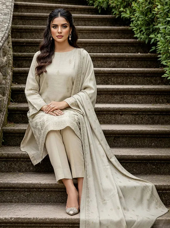 AQS Embroidered Air Jet Peach Collection 2025 (D-06)