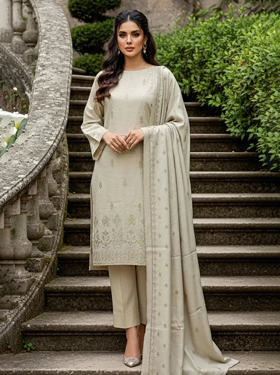 AQS Embroidered Air Jet Peach Collection 2025 (D-06)