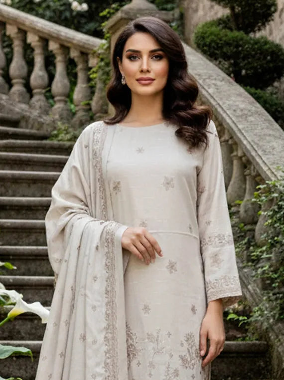 AQS Embroidered Air Jet Peach Collection 2025 (D-08)