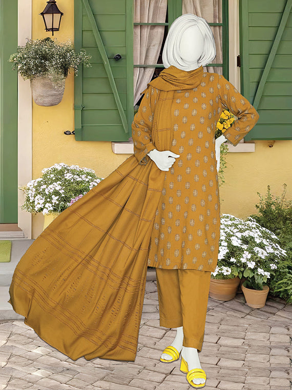 AREEBA Printed Fancy Peach Collection 2025 By ABC (D-03)