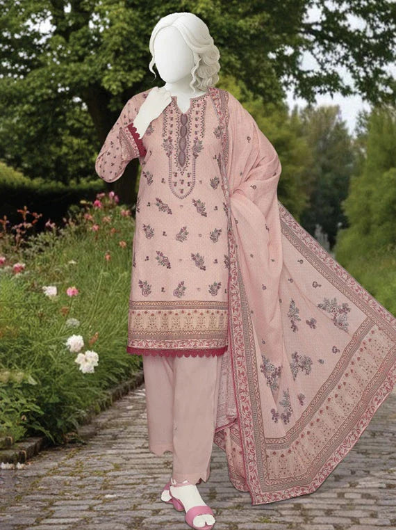 ARMAN Printed Embroidered Fancy Lawn Collection 2026 By ABC (D-01)