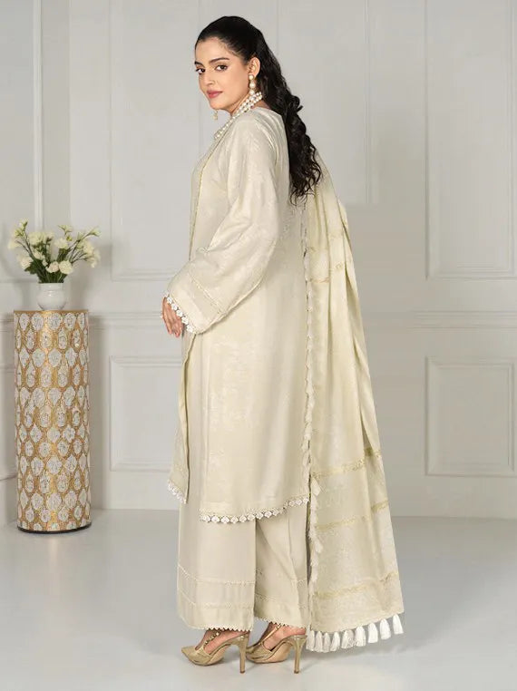 ARZOO by Wania Peach Self Jacquard Collection 2025 (WL-236)
