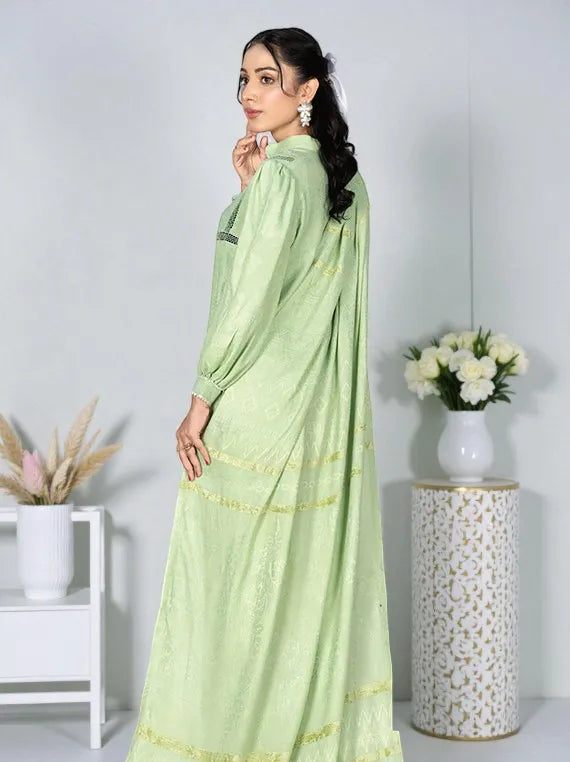 ARZOO by Wania Peach Self Jacquard Collection 2025 (WL-237)