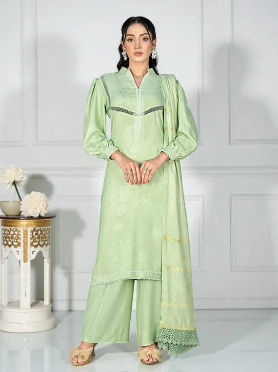 ARZOO by Wania Peach Self Jacquard Collection 2025 (WL-237)