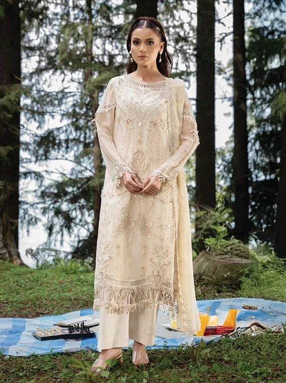 AURA by Zebtan Embroidered Chiffon Collection 2026 (AR-04)