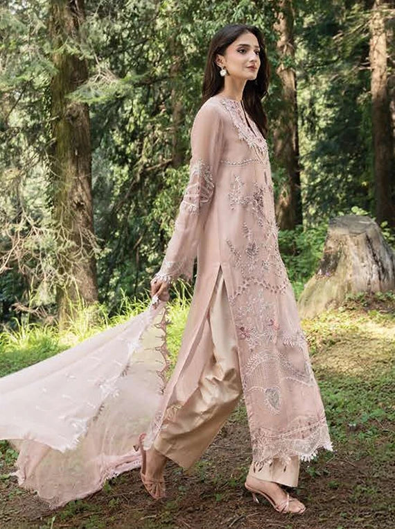 AURA by Zebtan Embroidered Chiffon Collection 2026 (AR-05)