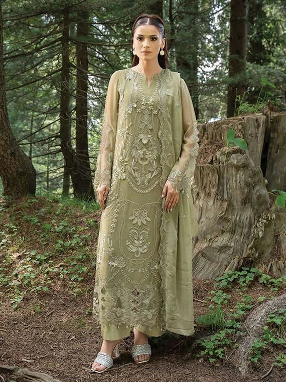AURA by Zebtan Embroidered Chiffon Collection 2026 (AR-06)