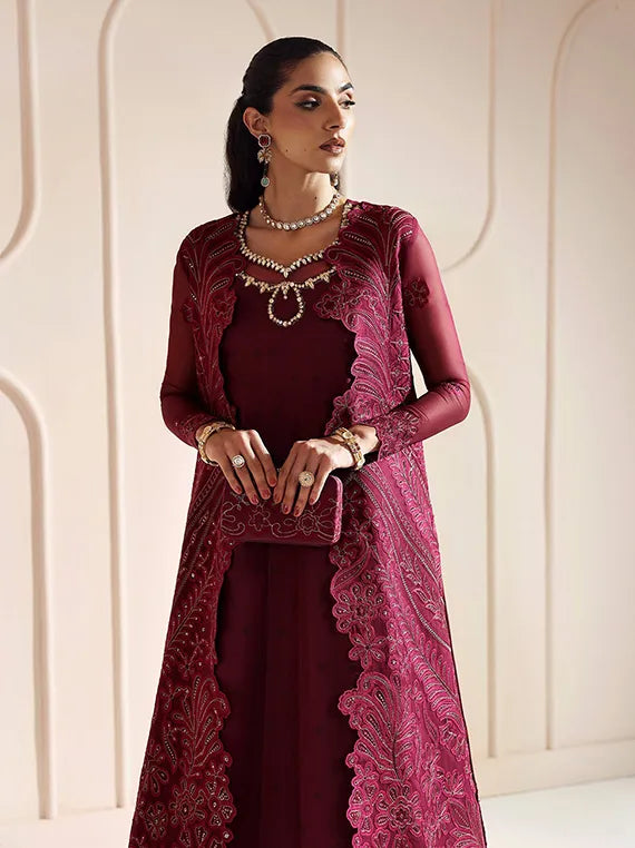 AYMAL by Alizeh Embroidered Chiffon Collection 2026 (2203-JUGNU)