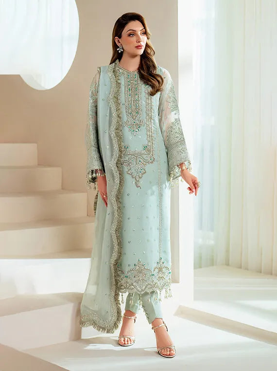 AYMAL by Alizeh Embroidered Chiffon Collection 2026 (4044-Orla)