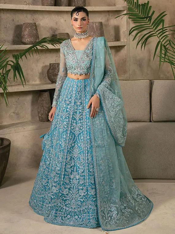 AZIRA by Gulaal Embroidered Organza Collection 2025 (GL-LFU-01)