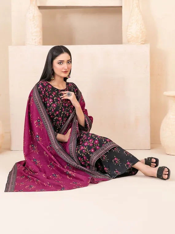 AZU by Tawakkal Fabrics Printed Khaddar Collection 2025 (D-5407)